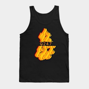 G247 Glitchflame (v2, hot) Tank Top